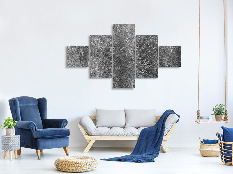 5-piece-canvas-print-concrete-abstract