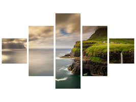 5-piece-canvas-print-gasadalur-and-mykines