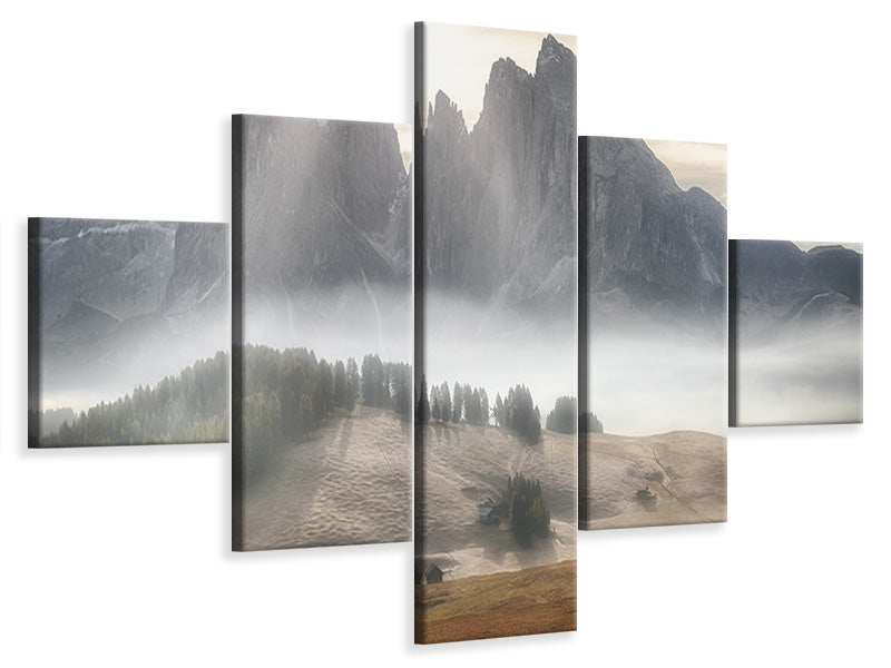 5-piece-canvas-print-misty-mountains-a