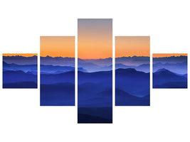 5-piece-canvas-print-misty-mountains-ii