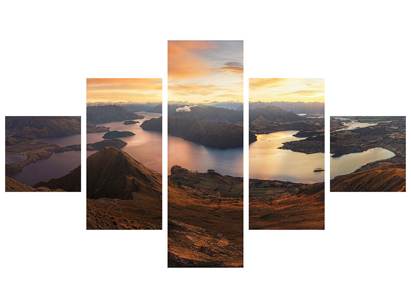 5-piece-canvas-print-roys-peak-panorama-view