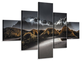 5-piece-canvas-print-stokksnes-iceland