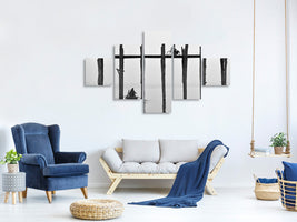 5-piece-canvas-print-u-bein-bridge-myanmar