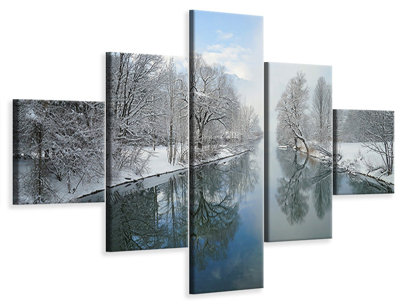 5-piece-canvas-print-winter-ii