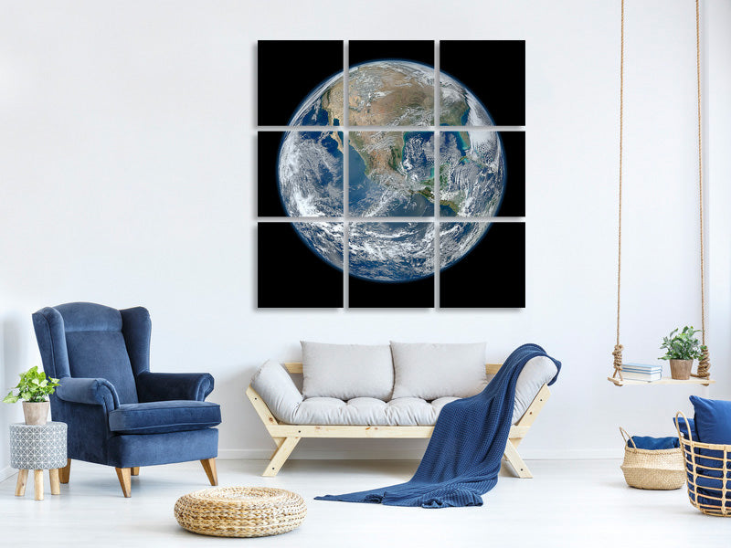 9-piece-canvas-print-our-world