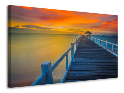3-piece-canvas-print-a-wooden-bridge-in-the-far-east
