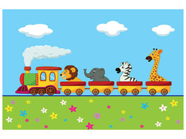 panoramic-canvas-print-animal-train