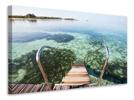 modern-4-piece-canvas-print-bath-in-the-sea