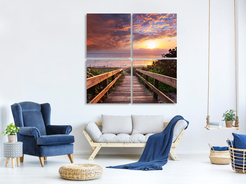 9-piece-canvas-print-beautiful-sunset-i