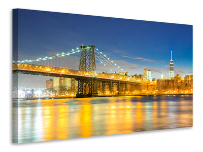 modern-4-piece-canvas-print-brooklyn-bridge-at-night