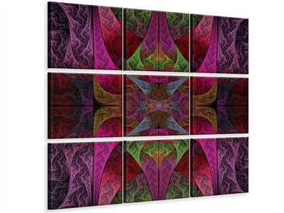 4-piece-canvas-print-fraktally-pattern