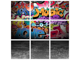 4-piece-canvas-print-graffiti-writing