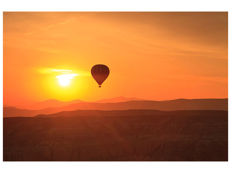 4-piece-canvas-print-hot-air-balloon-at-sunset