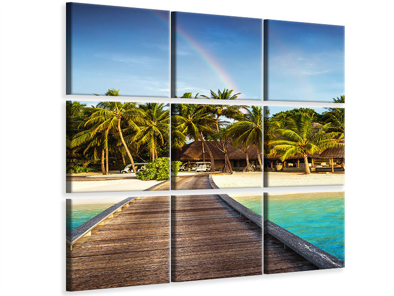 9-piece-canvas-print-island-paradise