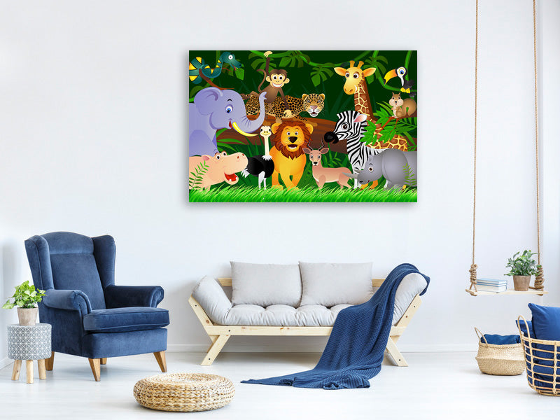 4-piece-canvas-print-jungle-king
