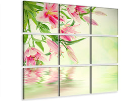 canvas-print-lilies-on-water