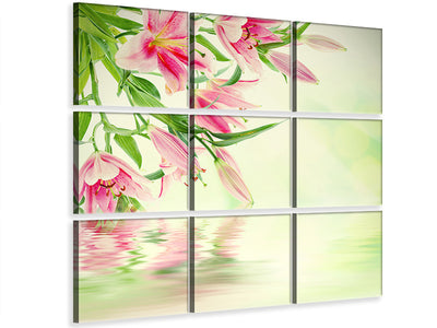 canvas-print-lilies-on-water