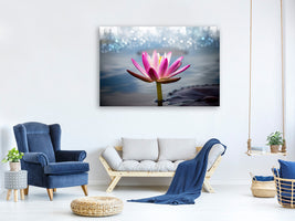 panoramic-3-piece-canvas-print-lotus-in-the-morning-dew