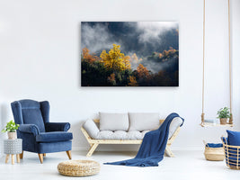 4-piece-canvas-print-moonlight-forest