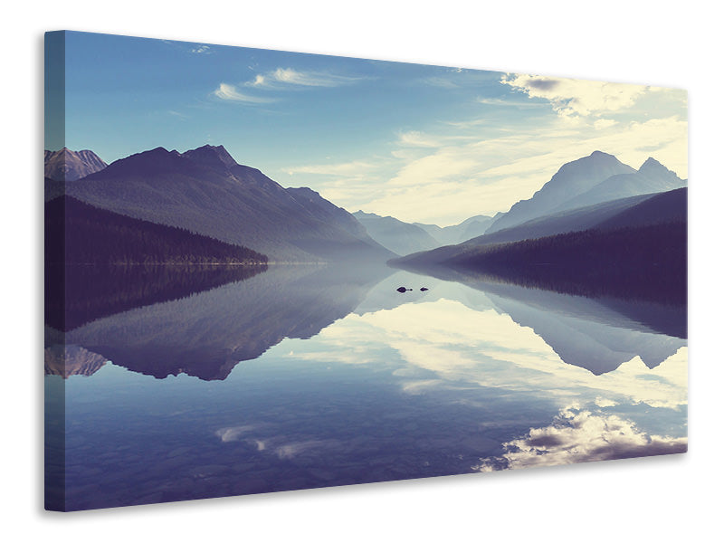4-piece-canvas-print-mountain-reflection
