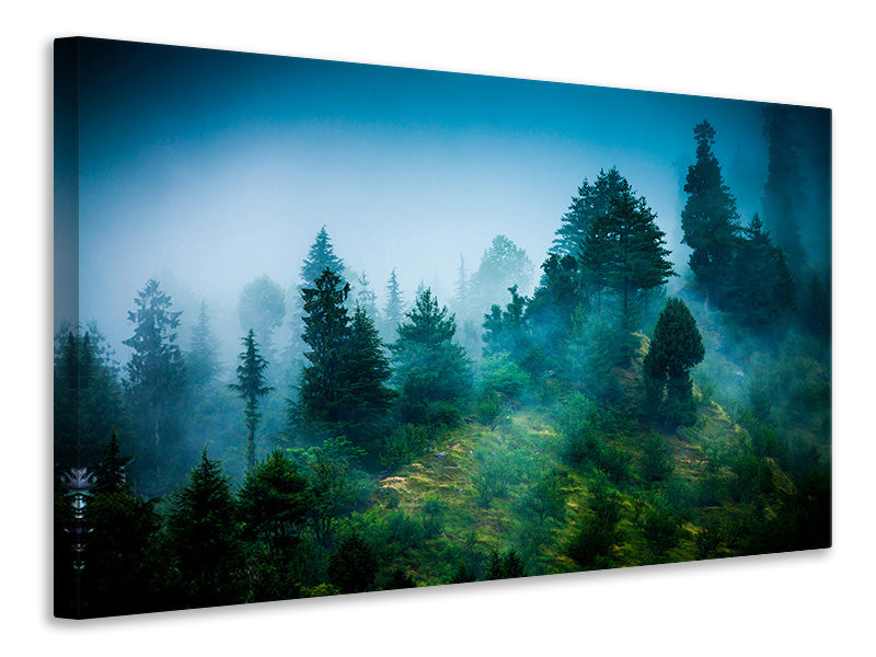 4-piece-canvas-print-mysterious-forest-ii