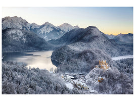 5-piece-canvas-print-neuschwanstein-castle-in-ammergebierge
