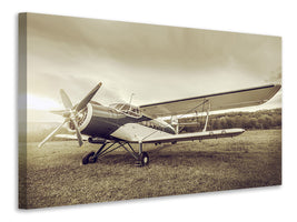 modern-4-piece-canvas-print-nostalgic-aircraft-in-retro-style