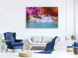 5-piece-canvas-print-paradisiacal-waterfall