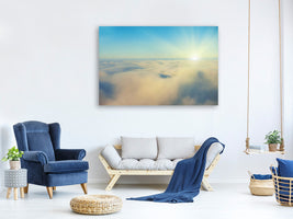 4-piece-canvas-print-photo-wallaper-dawn-above-the-clouds