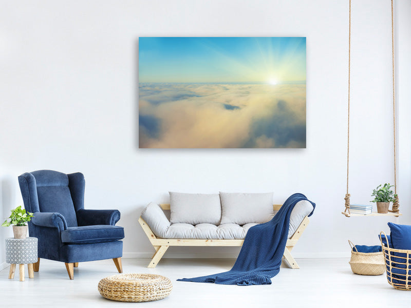 5-piece-canvas-print-photo-wallaper-dawn-above-the-clouds