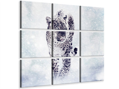 4-piece-canvas-print-photo-wallaper-the-leopard