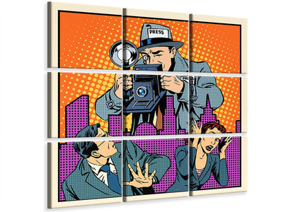 4-piece-canvas-print-pop-art-paparazzi