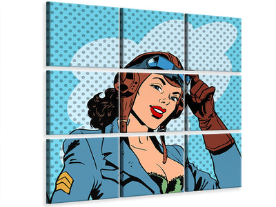4-piece-canvas-print-pop-art-pilot