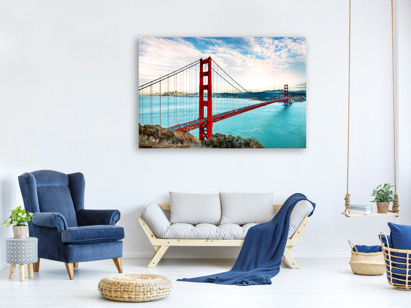 modern-4-piece-canvas-print-red-golden-gate-bridge