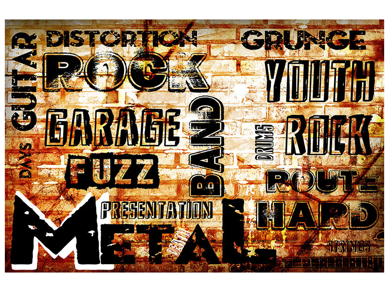 panoramic-canvas-print-rock-in-grunge-style