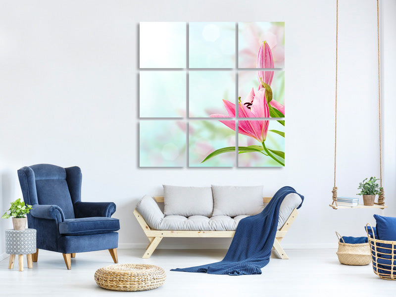 canvas-print-romantic-lilies