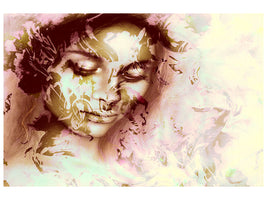 panoramic-3-piece-canvas-print-romantic-portrait-of-a-beauty