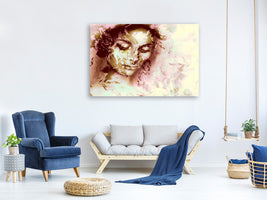 panoramic-3-piece-canvas-print-romantic-portrait-of-a-beauty