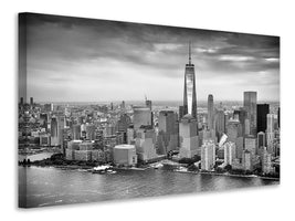 5-piece-canvas-print-skyline-black-and-white-photography-new-york
