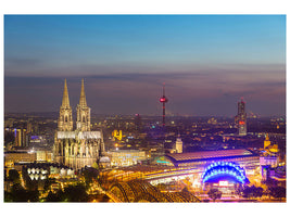 panoramic-canvas-print-skyline-cologne-cathedral-at-night