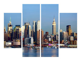 5-piece-canvas-print-skyline-midtown-manhattan
