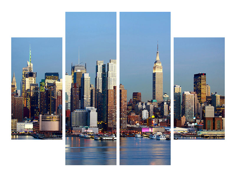 5-piece-canvas-print-skyline-midtown-manhattan