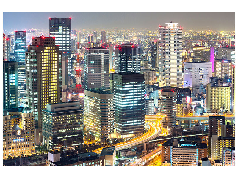 panoramic-3-piece-canvas-print-skyline-osaka-in-sea-of-lights