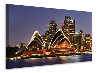 3-piece-canvas-print-skyline-with-the-boat-in-front-of-sydney