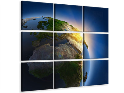 canvas-print-sun-and-earth