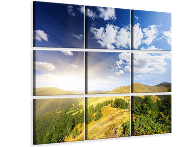 canvas-print-sunrise-in-the-mountains