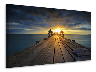 panoramic-canvas-print-sunset-at-the-wooden-bridge