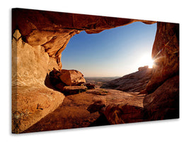 5-piece-canvas-print-sunset-in-front-of-the-cave