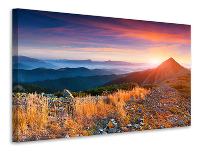 panoramic-3-piece-canvas-print-sunset-in-the-alps