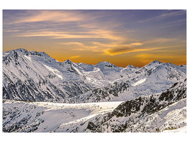 4-piece-canvas-print-sunset-in-the-mountains